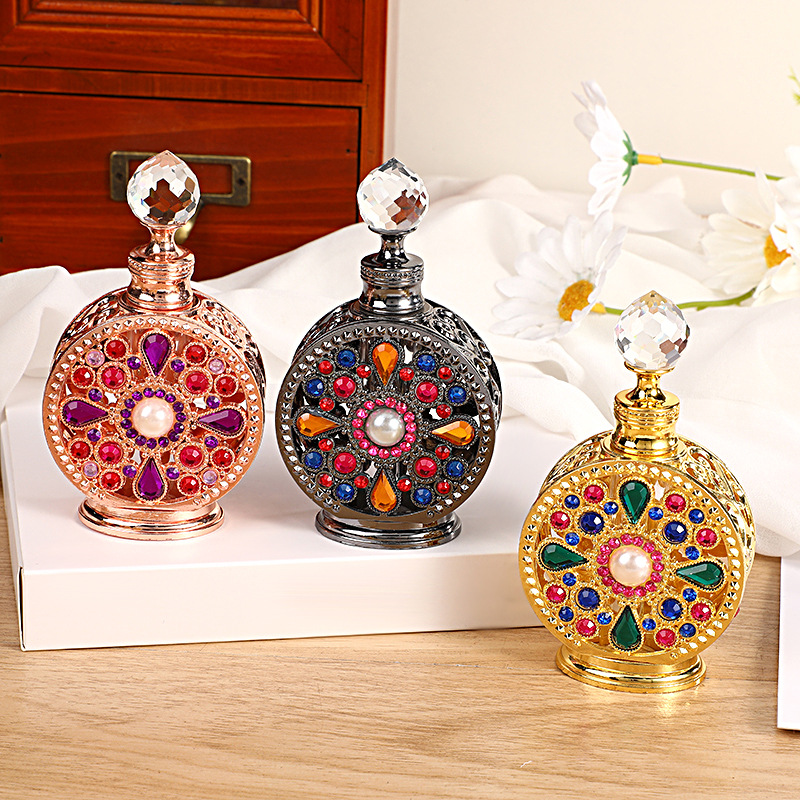 Luxury Skincare Oil - 12ML Perfume Bottle Metal Empty Bottle