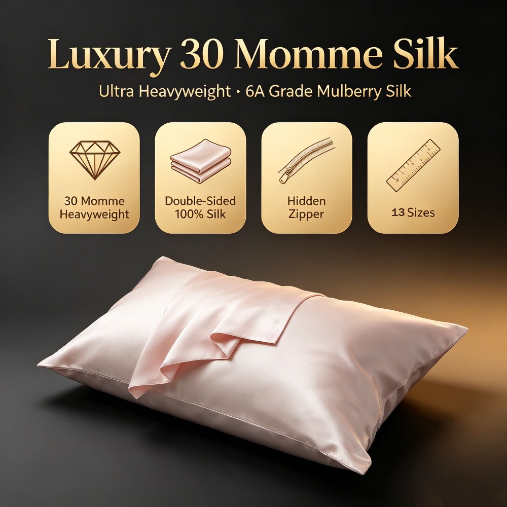Luxury 30 Momme Double-Sided M - đánh giá và giá Luxury Skincare Aesthetic