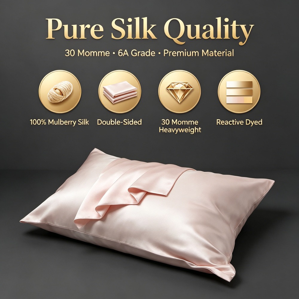 Luxury 30 Momme Double-Sided M - đánh giá và giá Luxury Skincare Aesthetic