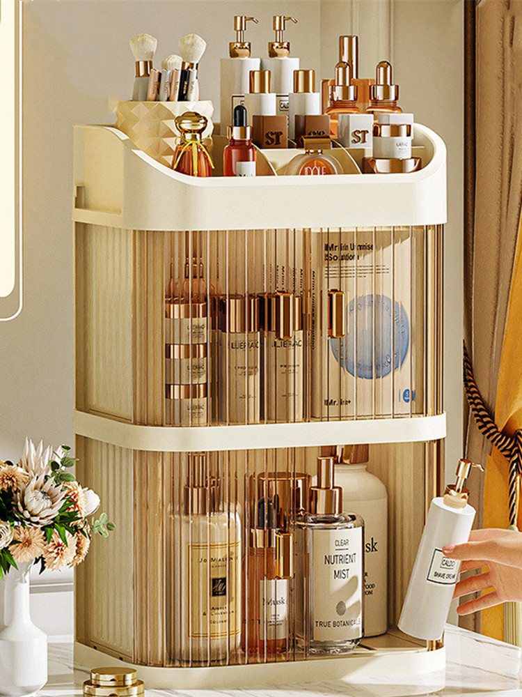 Cosmetics Storage Box Desktop  - đánh giá và giá Luxury Skincare Aesthetic