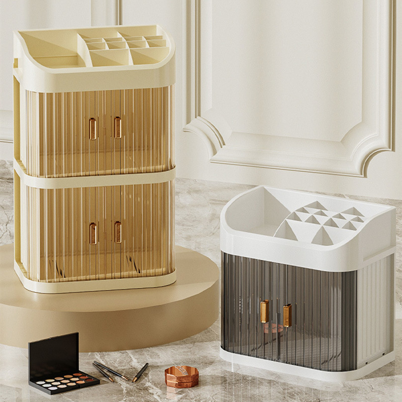 Cosmetics Storage Box Desktop  - đánh giá và giá Luxury Skincare Aesthetic