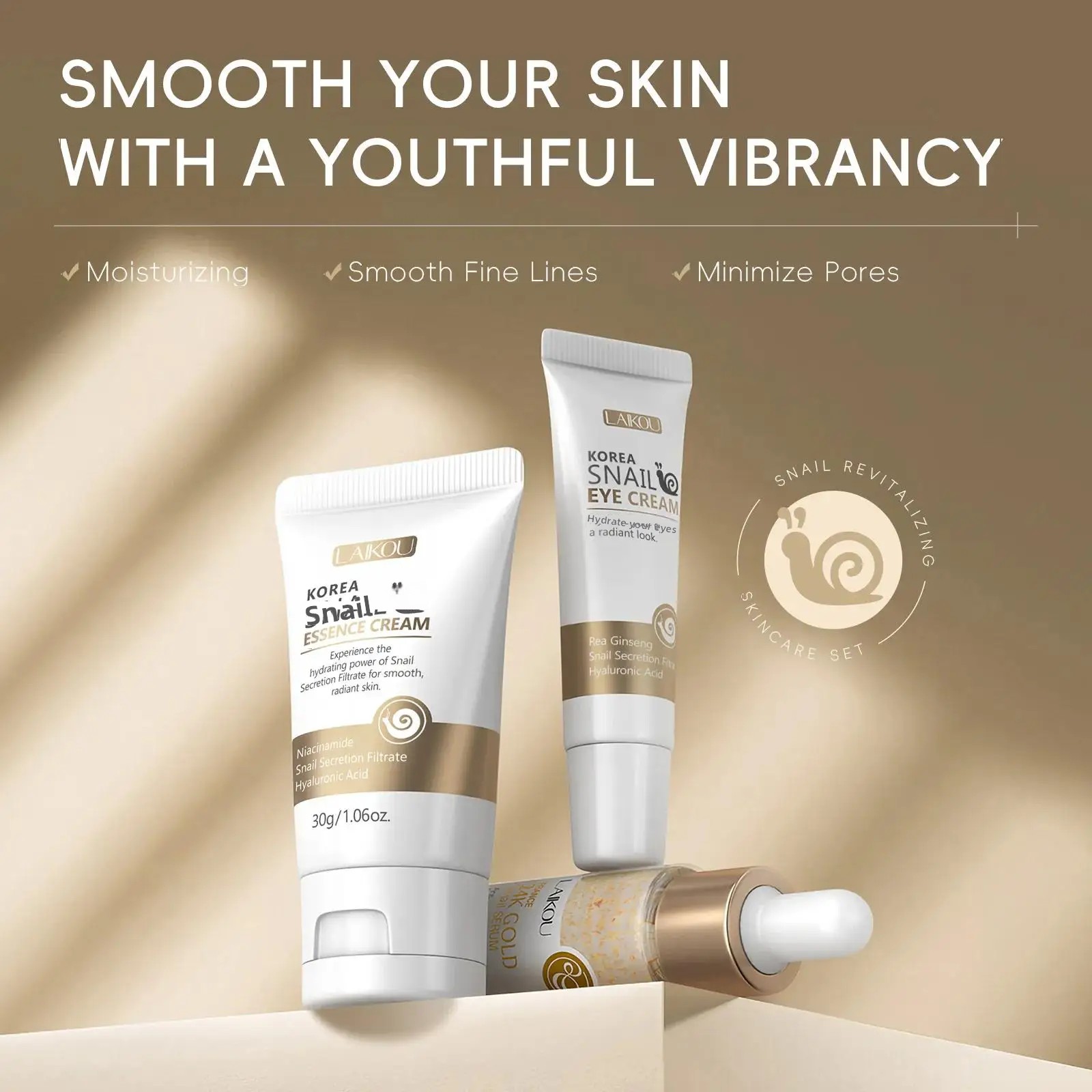 24K Gold Snail Repair Serum Ey - đánh giá và giá Luxury Skincare Serum
