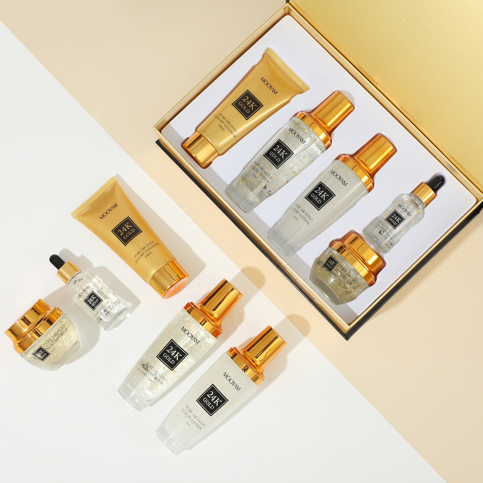 24K Gold LUXURY Moisturizin An - đánh giá và giá Luxury Skincare Lines