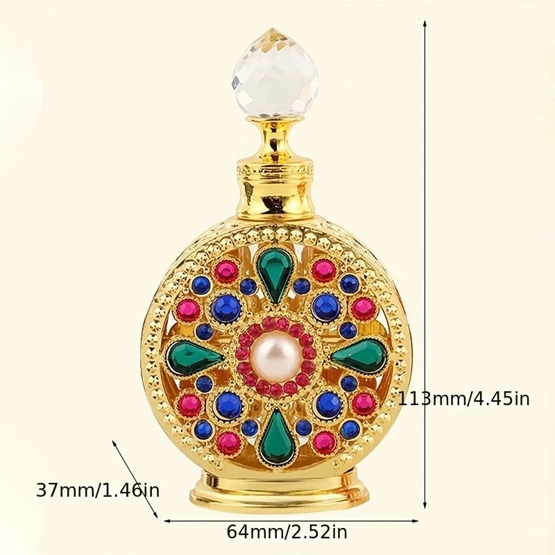 12ML Perfume Bottle Metal Empt - đánh giá và giá Luxury Skincare Oil