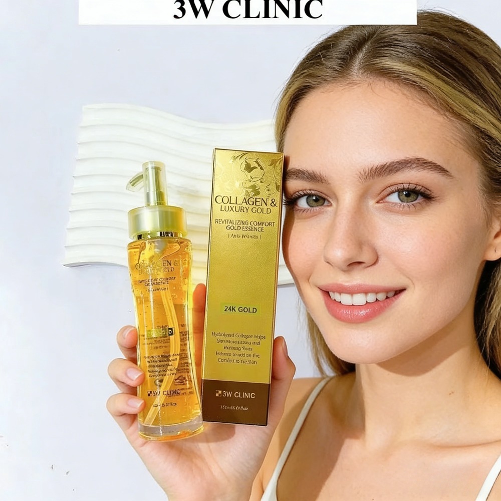 3WCLINIC Collagen & Luxury Gol - đánh giá và giá Luxury Skincare Serum